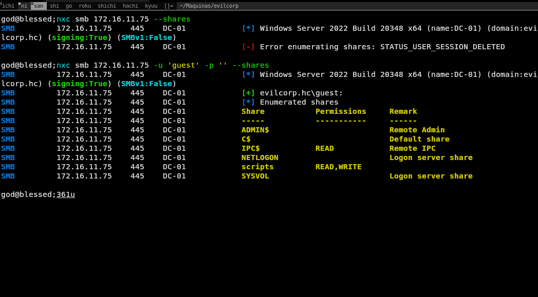 SMB enum